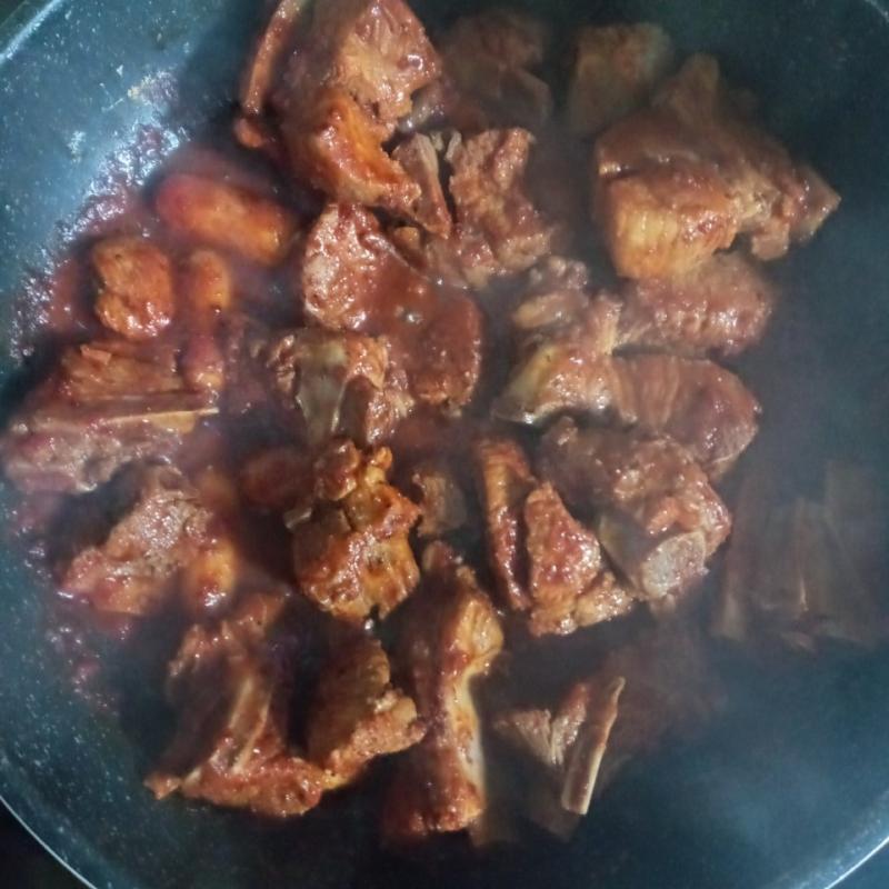 나폴리탄 스파게티랑 매운돼지갈비찜!