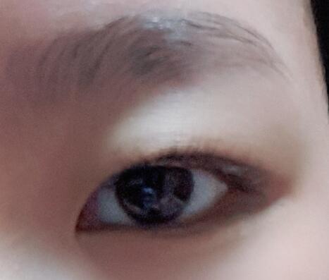 쌩눈이랑 화장한거!