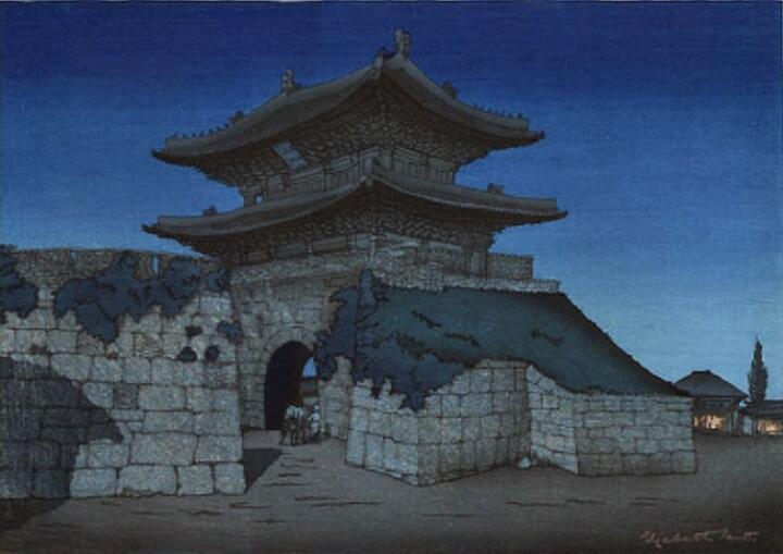 ◆ Marriage Procession, Seoul_1921 혼례 행렬 ◆ East Gate, Seoul, Moonlight_1919 달빛 아래