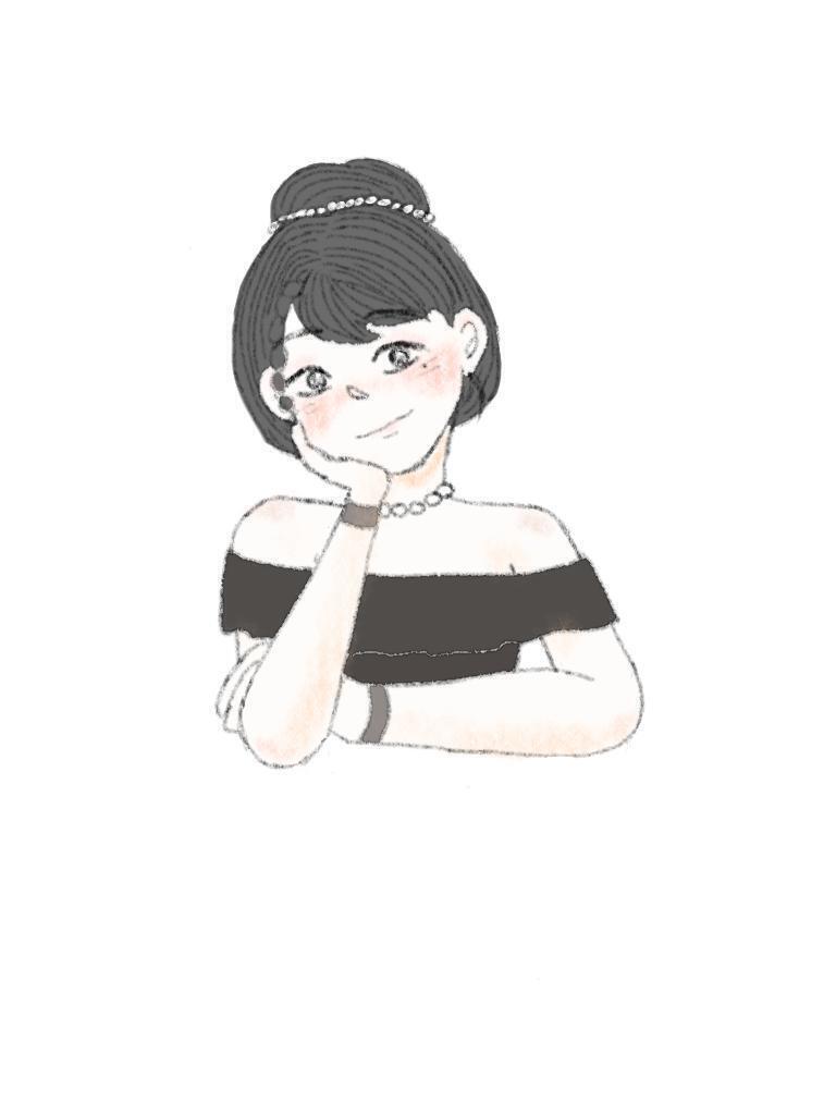짠 프롬커 뛴다고 급하게 그렸던 자캐! 만든지 꽤 오래된 친구라 애착이 많이 가는 자캐야!