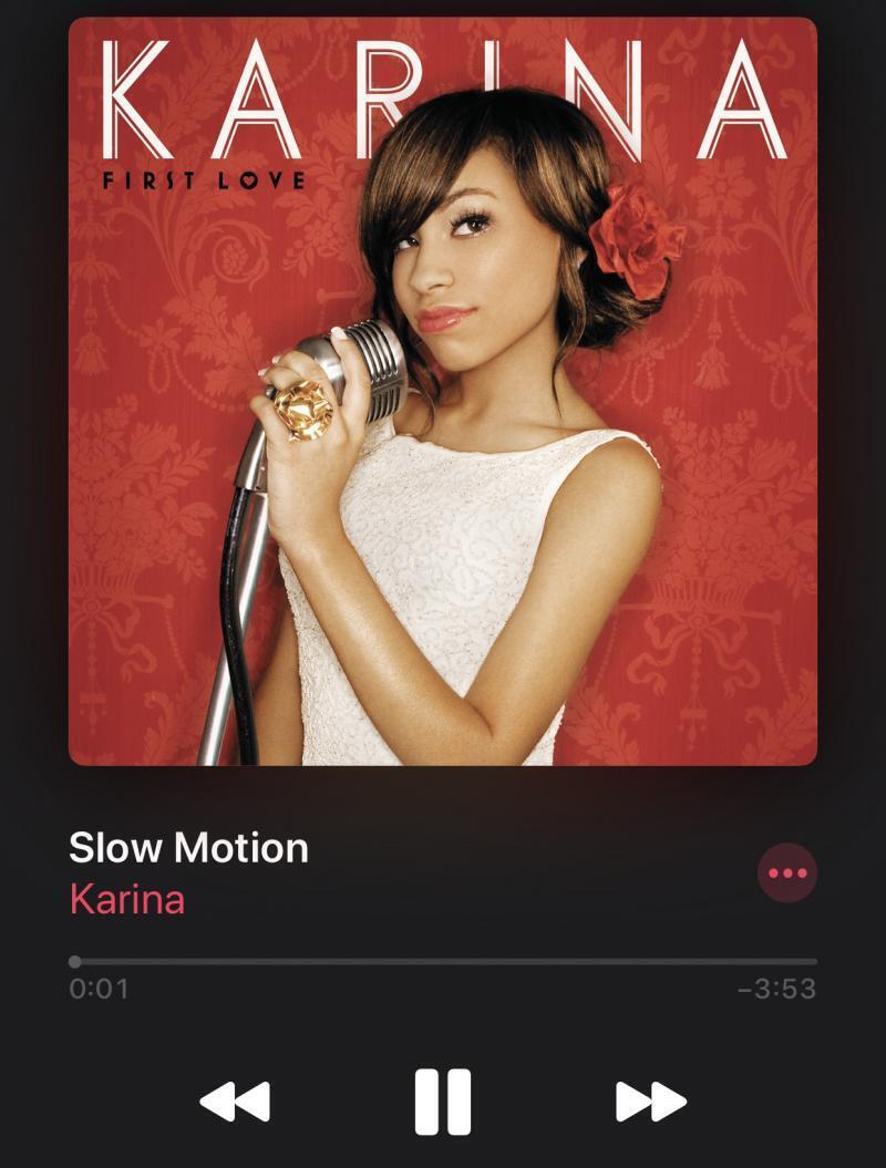 Karina-slow motion https://www.youtube.com/watch?v=iSQ0Pr3RPno