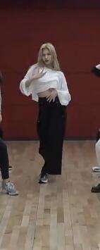 팬시 연습버전 사나 캡쳐한거다