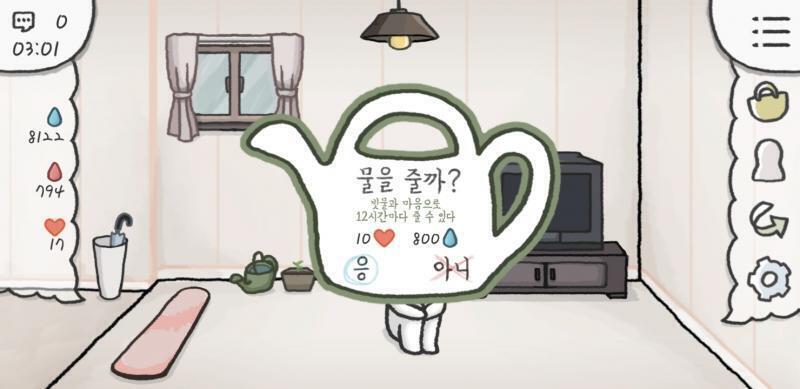 물을 좀 더 드리고