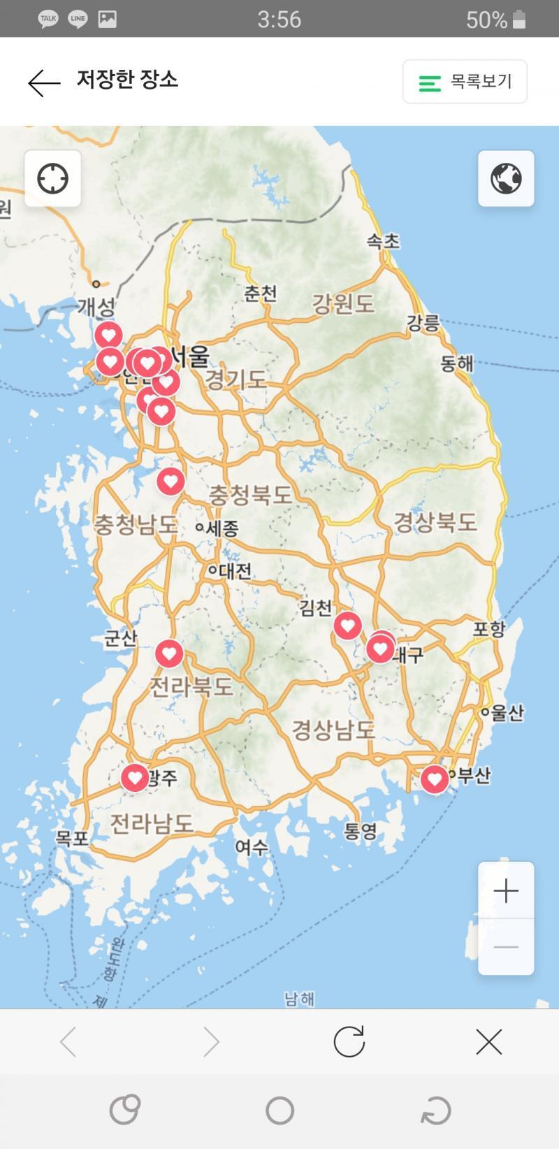 첫번째 사진은 지금까지 나온 지역들 두번째는 수도권만이야. 경기도민들 눈치보지말고 사람 많으면 많을수록 좋으니까 참가해줘비빕