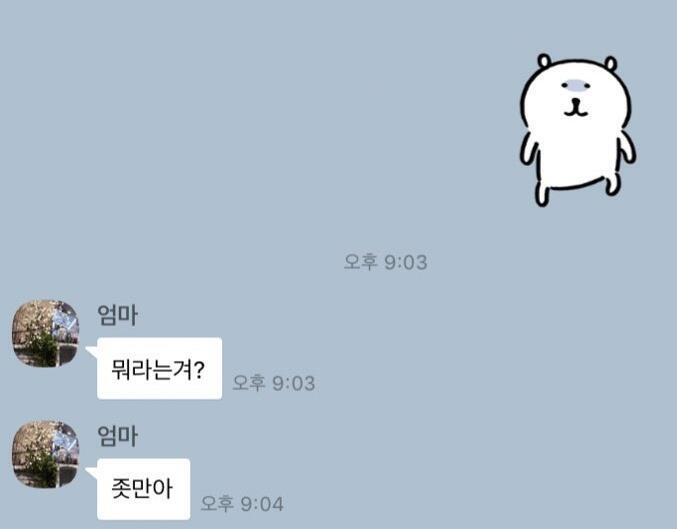 이거 생각난다 ㅋㅋㅋㅋㅋㅋㅋㅋㅋㅋㅋㅋㅋㅋㅋ 어머니 귀여우셔