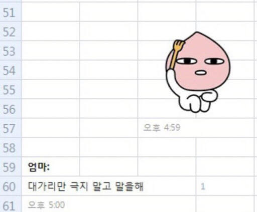 이거 생각난다 ㅋㅋㅋㅋㅋㅋㅋㅋㅋㅋㅋㅋㅋㅋㅋ 어머니 귀여우셔