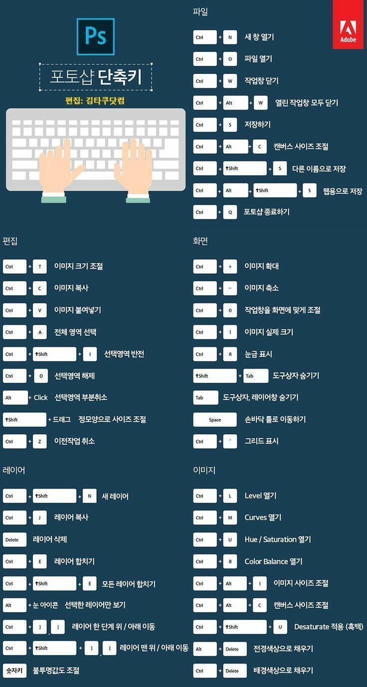 포토샵 단축키