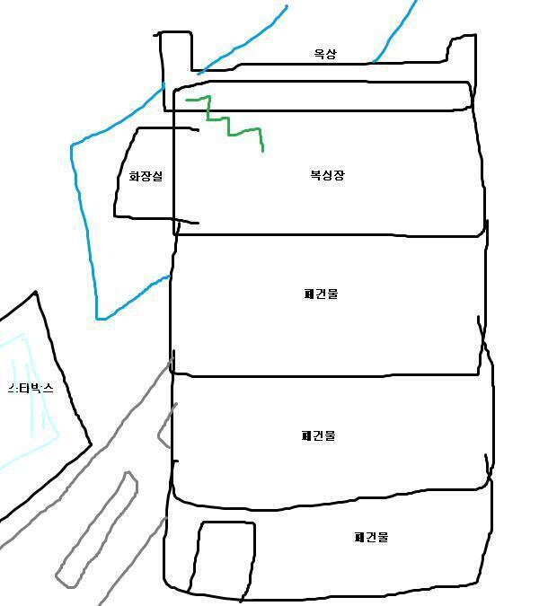>>270 높은 곳에서 떨어졌고, 폐건물인 1, 2, 3층은 창문이 막혀 있으므로 4층 화장실이나 옥상에서 떨어졌습니다. 이건 건물 도면입니다.