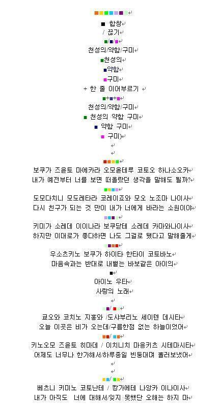 다음곡... 뭔가 대합창스러운거 하고 싶다. 보컬로이드 고전곡으로 돌아가볼까? 하고 유툽가서 보컬로이드 합창 쳤다가 엄청난 과거의 추억에 휩싸였