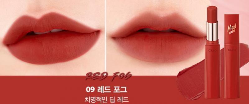 클리오 매드매트스테인립 09 레드포그 16,000원