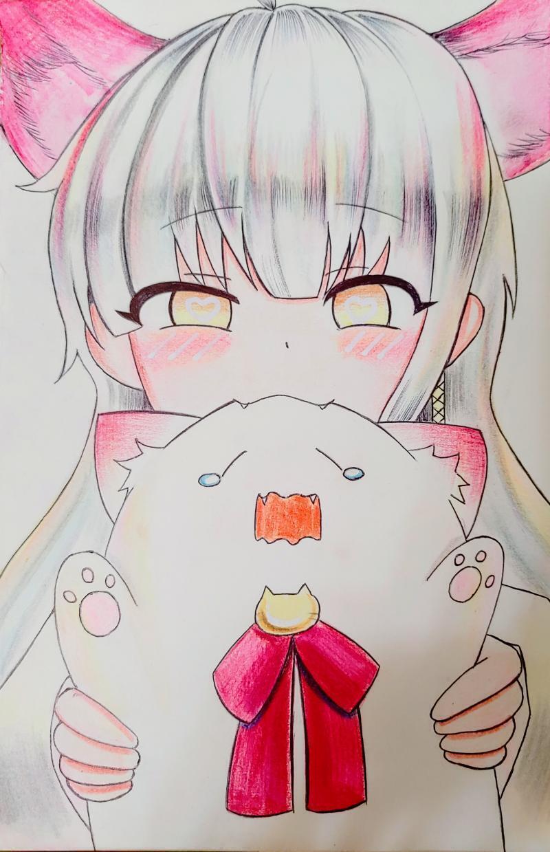 다 그렸다!! 양양이~ +필터 필터를 넣자