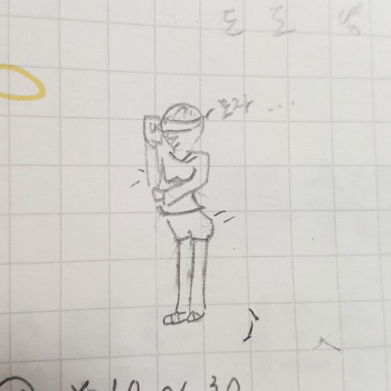 오른손잡인데 왼손으로 그려서 그림이 말이 아니네