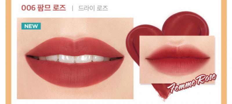 아임미미 아임 틱톡 틴트 립 벨벳 006 팜므로즈 / 15,000원