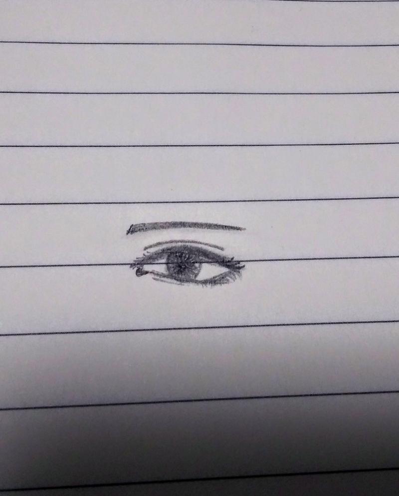 내 손에서 100번에 한 번 나올까 말까 한 눈을 그렸어...