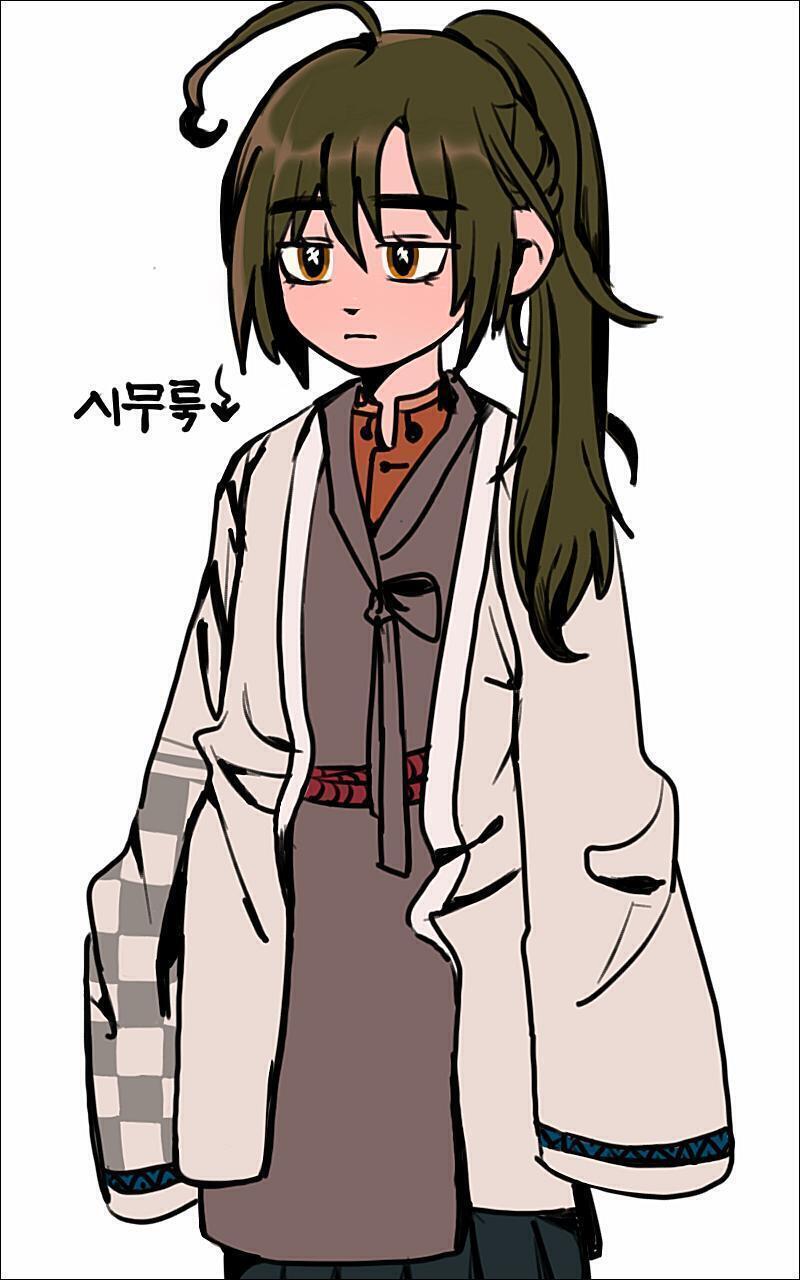 그림 그리기 전 손풀기 낙서