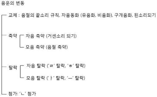 >>8 비음화 유음화 이런게 음운의 교체의 예시야