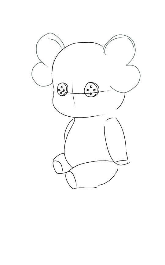 추가적으로 네가 특징같은 거 말해주면 그려줄게. 그럼 더 알아보기 쉽지않을까. 코나 입은 없는거야? 귀는 이렇게 생긴거고?