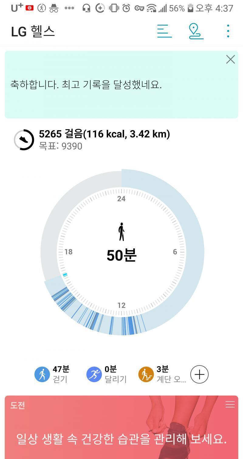 ??? 내 최고기록이라네