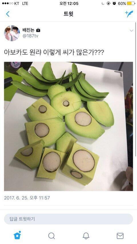 아보카도 어떻게 저렇게 자른거야