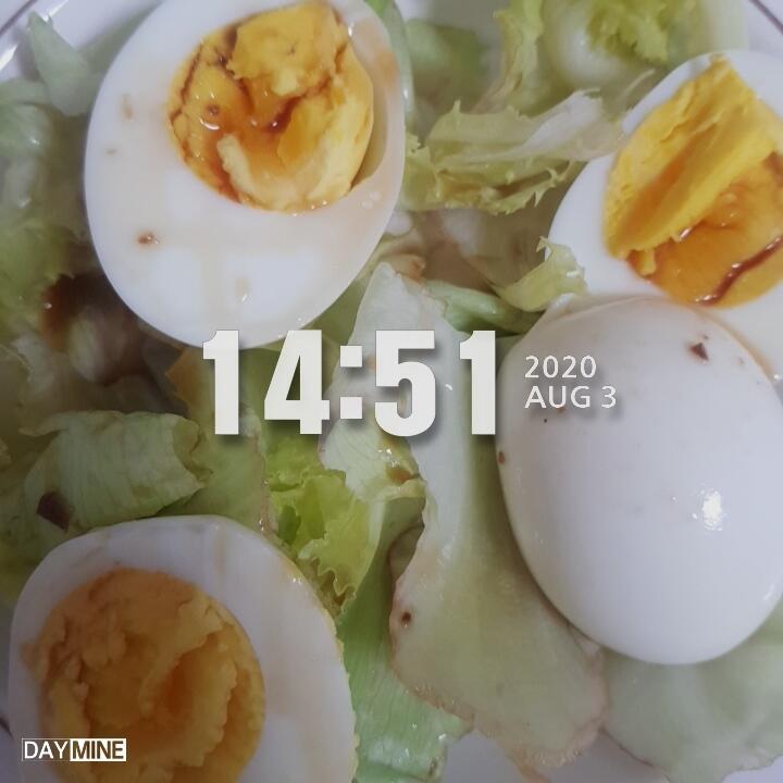 2:50 점심밥 - 계란두개,샐러드,오리엔탈소스 4:00 전신유산소운동 4:30 샤워하고 나옴 6:50 저녁밥 - 잡곡밥 2/3, 두부부침, 각