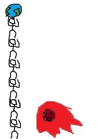 지금 당장! 삐삐가 지금 바로 이 장소에서!! 적당히 저 사진처럼 물구나무를 선다면 적당히 저 그림처럼 운석과 대화할 수 있지 않을까?