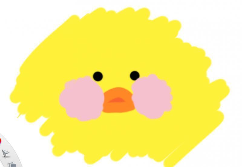 >>13 빵빵덕 그리기 1. 노란색을 칠한다 2. 검은 점 두개 3. 주황 선 두개 4. 핑크 부풀부풀 뭐시기 두개 참 쉽죠