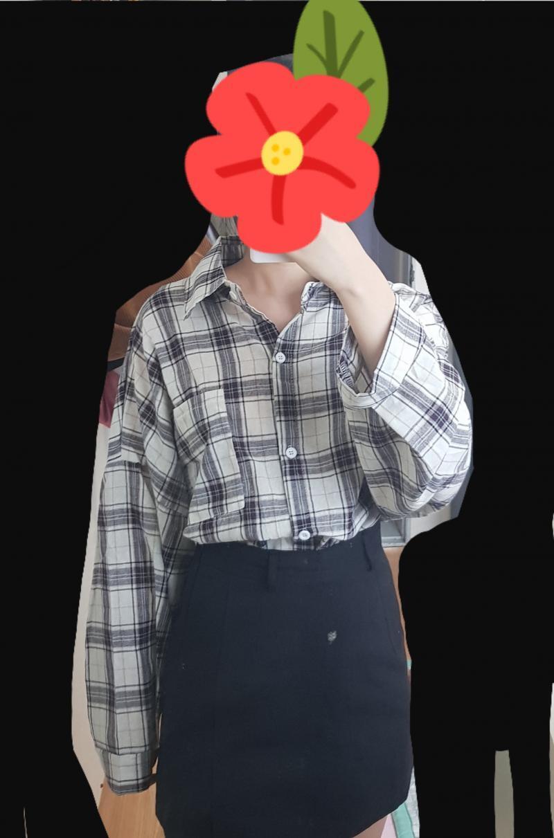 이건데 체크남방..