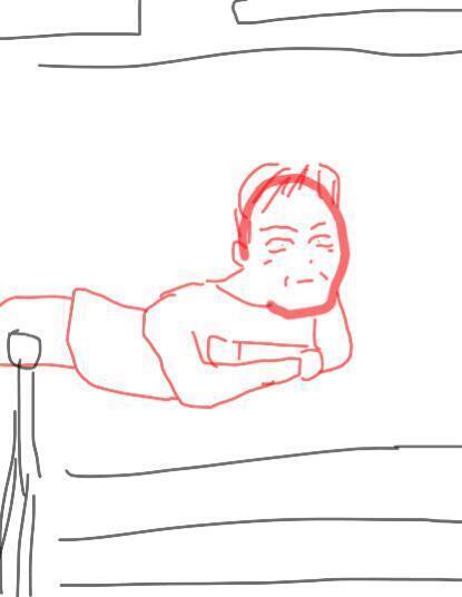 이러고 내가 뒤돌아보니깐 바로 아저씨 눈동자가 원래 작았는데도 확 작아지고 표정이 굳더라고