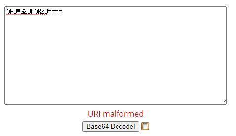 ์๋ชป๋ URI... BASE64๊ฐ ์๋๊ฑฐ๋ ์ด๋ ์จ๊ฒจ์ ธ ์๋ ๊ธ์๊ฐ ๋ ์๋๊ฑธ๊น