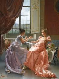 (Vittorio Reggianini / 1858~1938) ์ด๋ถ์ 19์ธ๊ธฐ ์์ ๊ฐ์ผ. 19์ธ๊ธฐ ๊ท์กฑ์ด๋ ๋ถ์ ์ธต ์์ ๋ค(์ ์์ฌ๋๋ค)์ ๋ชจ์ต์ ๋ง