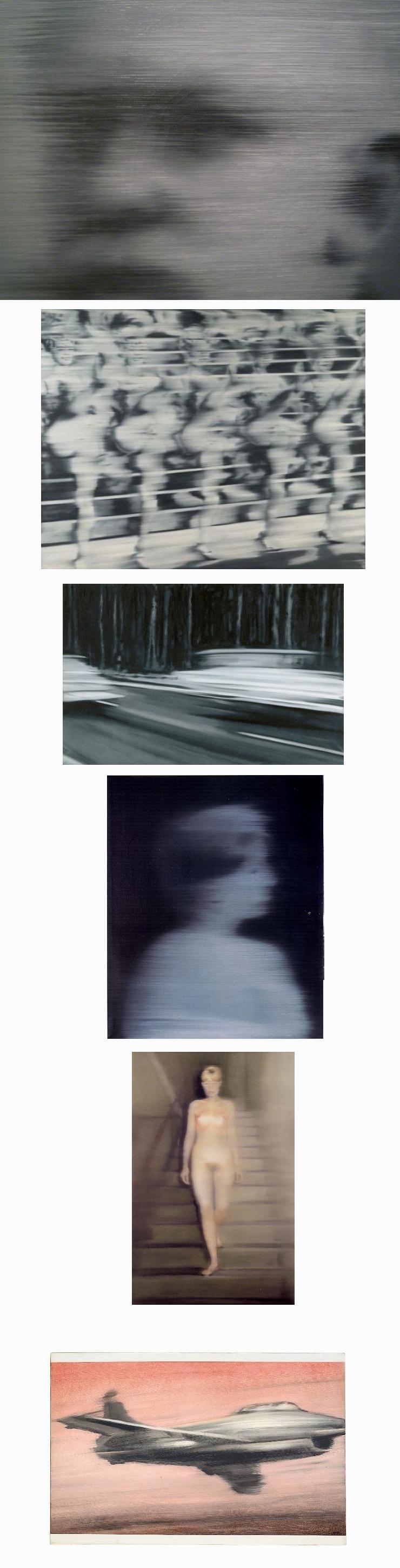 일단 어떤 경우에는 작가가 잘 그리는 그림을 계속 흐리게 만들다보니 선 여러개로 바뀐 그림도 있고 이우환 작가도 점 하나만 그리지만 그거 하나