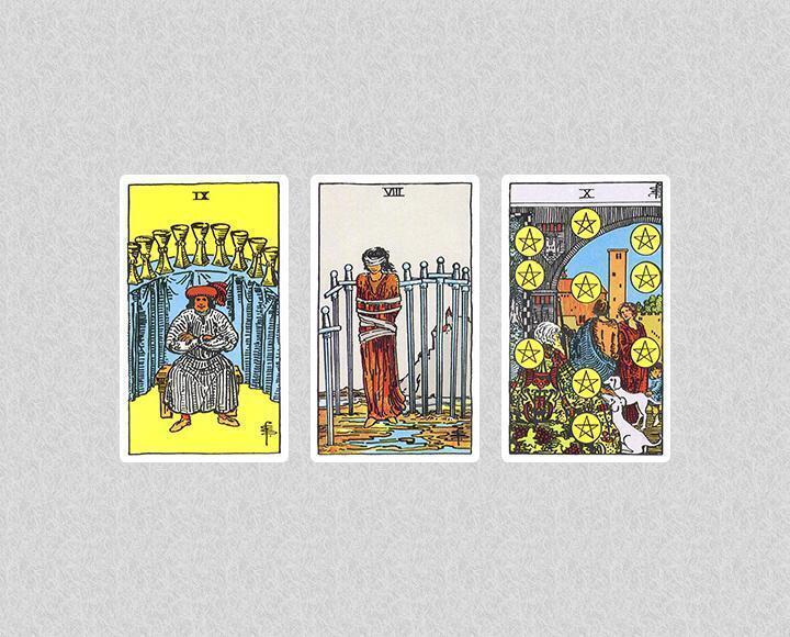 >>300 1. 연락의 이유 메인 카드(가운데)가 3펜타클, 원인이나 기반(오른쪽)이 9소드, 방향성이나 의식한 것 등등이 세계(왼쪽)... 3