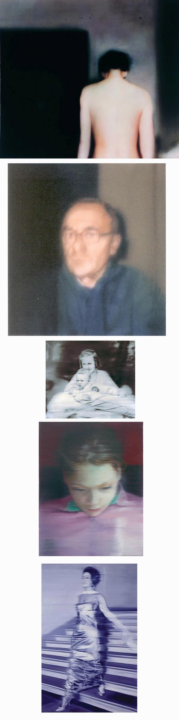 일단 어떤 경우에는 작가가 잘 그리는 그림을 계속 흐리게 만들다보니 선 여러개로 바뀐 그림도 있고 이우환 작가도 점 하나만 그리지만 그거 하나