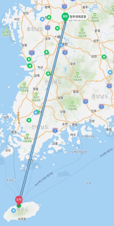 >>264 그래서 한 번 청주공항 출발지로 잡았는데, 이 경로는 최소 1시간 정도 걸리더라