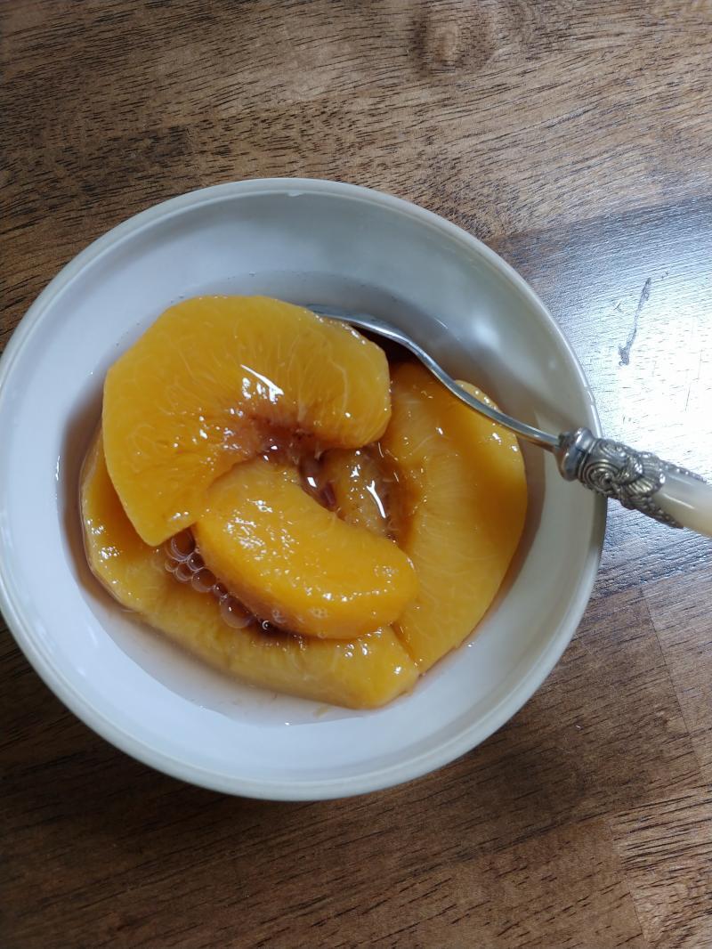 복숭아 조림 냠냠