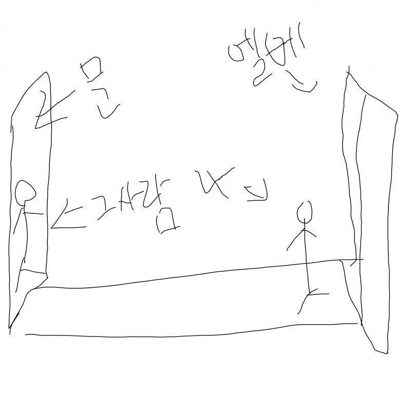 발그림 미안 이게 울 아파트 구조인데 엘베에서 현관까지가 되게 길어 사람 오는거 기다릴바에야 자기가 열고 들어오는게 더 빠르단말이야.. 지인집이