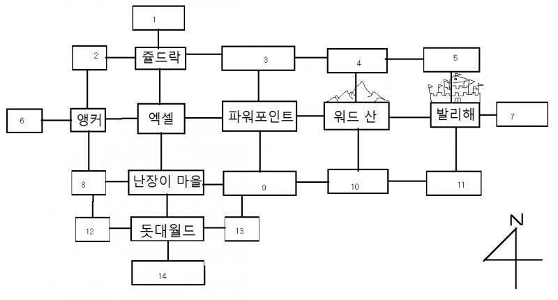 >>220은 적당한 도시 이름을 정해주시길 바랍니다. 첨부한 지도를 보고 이미 있는 도시를 정해주셔도 좋고, 방금 머리 속을 스친 신박한 이름도