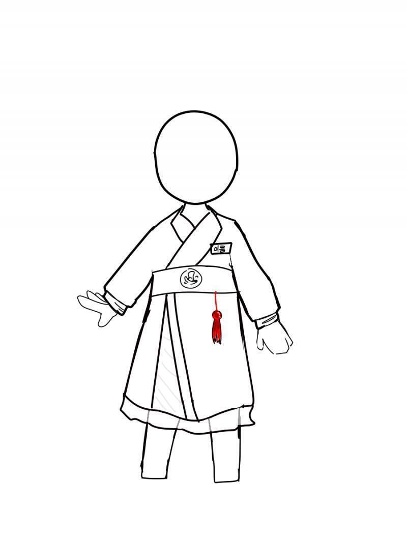 동복?은 따듯하고 폭신폭신한 느낌, 남녀 동일로 생각하고 그렸어!