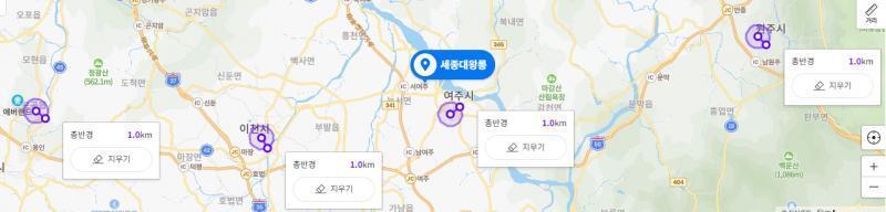 헤이~ 나는 경기도 이천시에 사는 비버야. 거기 강원도 원주시에 사는 비버와 경기도 용인시에 사는 비버 있지? 이 지도를 한 번 봐줘. 가장 왼