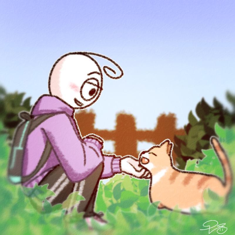 스물아홉번째그림 고양이귀여워