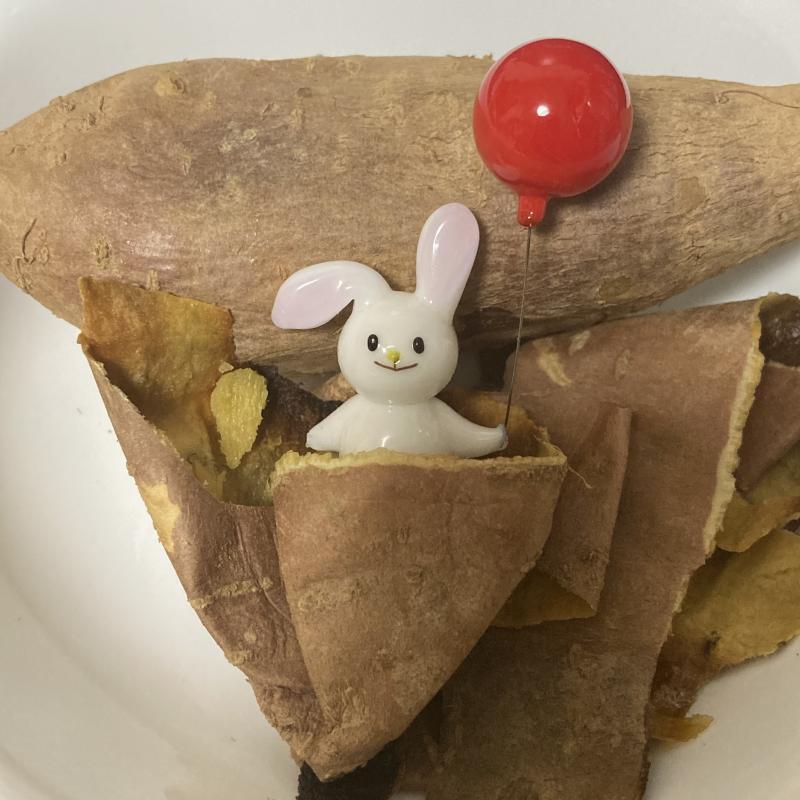 고구마 껍질 찜질방 이라는 곳이 있어서 들어가 보았어! 🐰🍠
