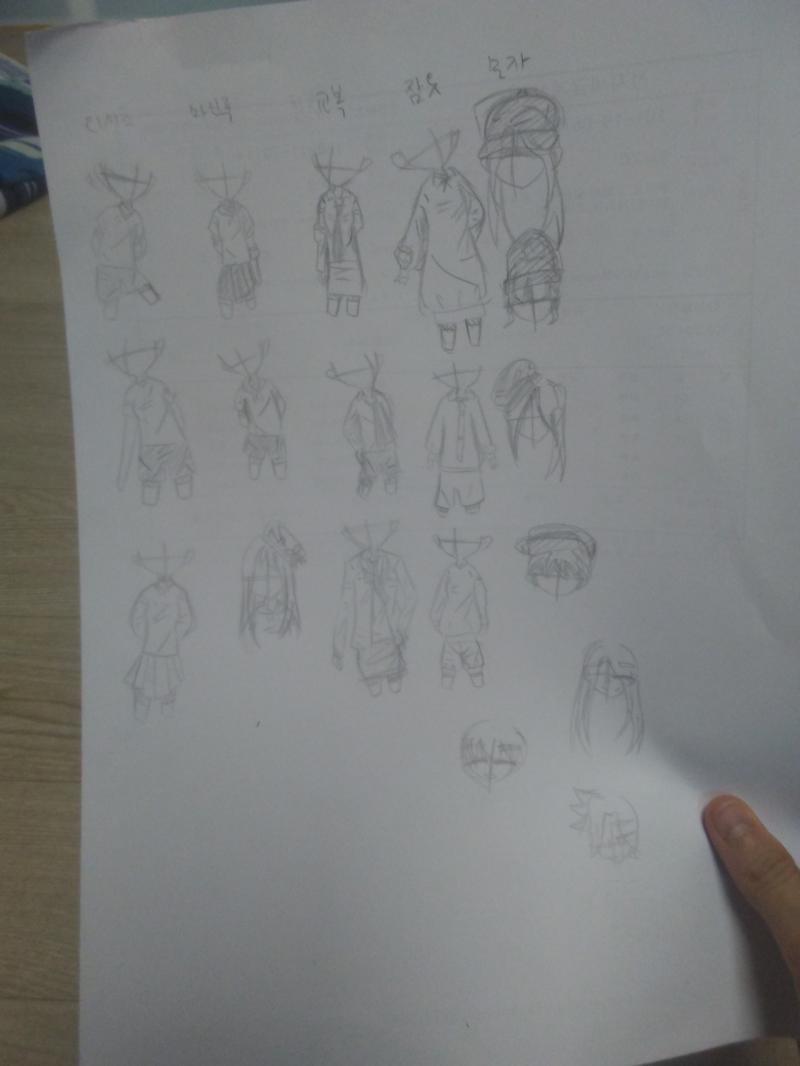 11녀인데 이정도면 잘그린거야? 틀만 잡아봉