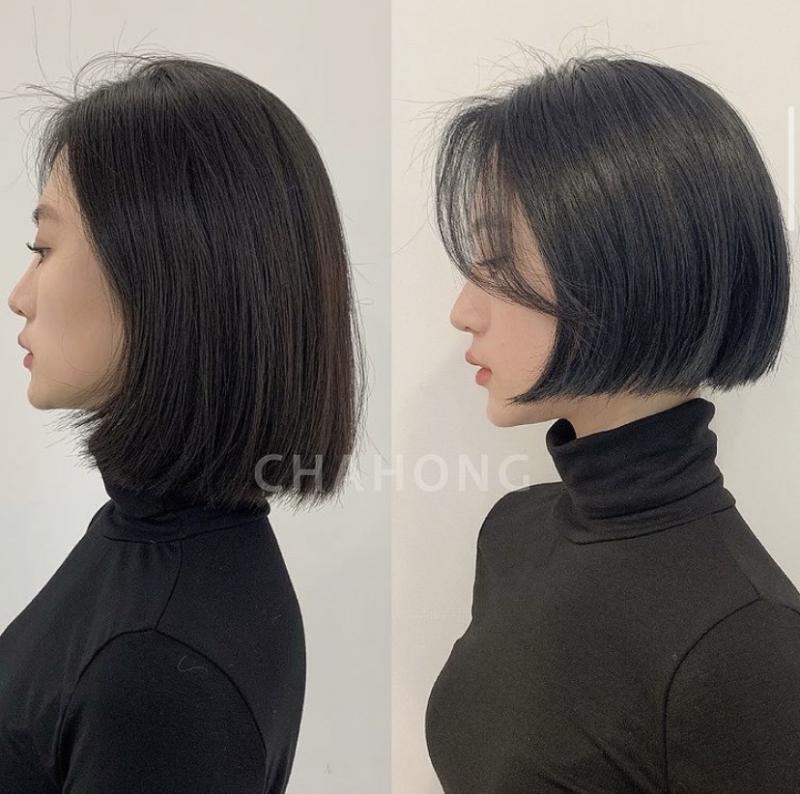 >>232일단 목이 길면 무조건 단발 추천이지! 근데 조금 사각턱이라면 길이를 길게하는것 보단 턱을 가릴수 있게 짧게 ㅎㅏ는게 이쁠것같애! 컬도