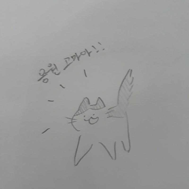 >>15 짜잔 내가 세상에서 제일 잘그리는 고양이야..!!!!