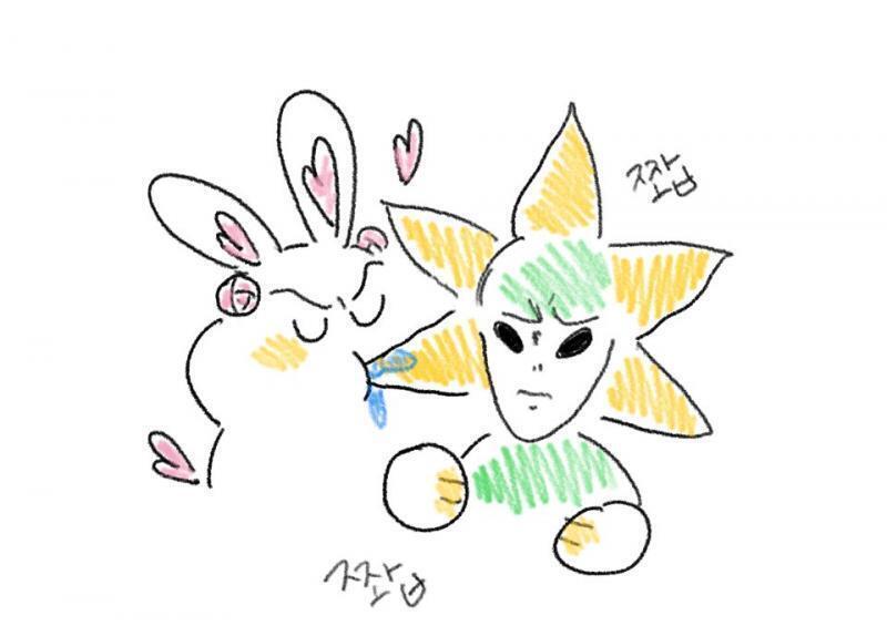 >>205 세상에진짜 넘모이쁘다 그림에서 빛이나,,,,분위기도 넘 맘에들고 뭣보다 스레주가 귀엽군 ͡° ͜ʖ ͡° 고마어! 옆에있는건 당황스럽겠