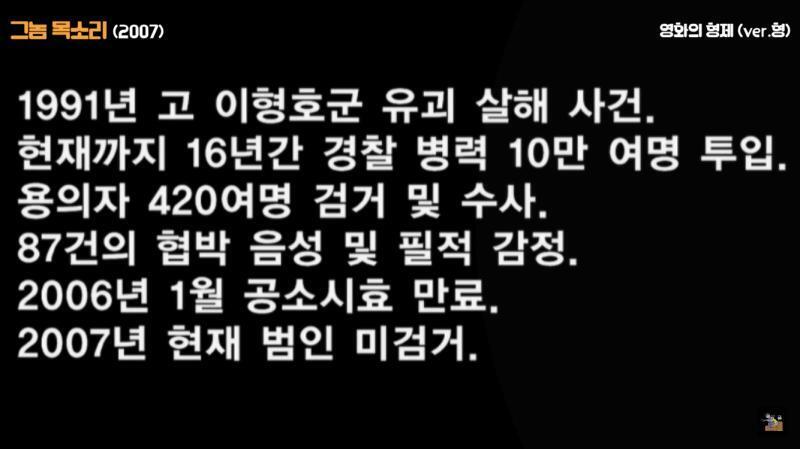 오랜만에 나도 왔어 방금 그놈 목소리 리뷰영상 보고 왔는데 너무 화난다 진짜 공소시효만 아니었다면... 지금 얼굴이 어떤지도 몰라 아무튼 애새끼
