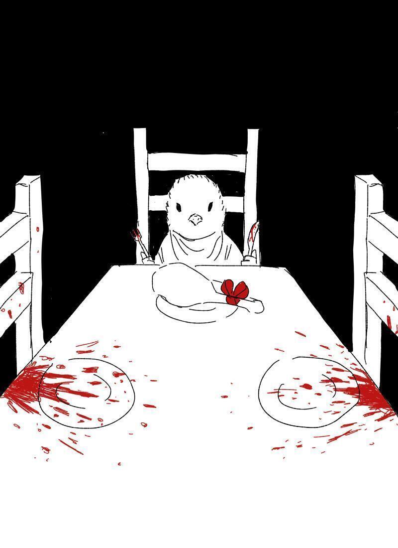 >>198 병아리한테 닭은 부모니까~ >>185랑 세트라는 느낌으로 그려봤어