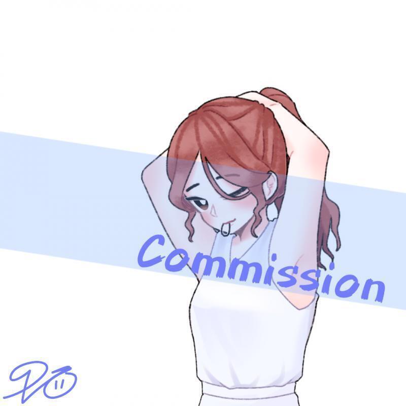 쉰아홉번째그림 친구가 사준 첫 커미션
