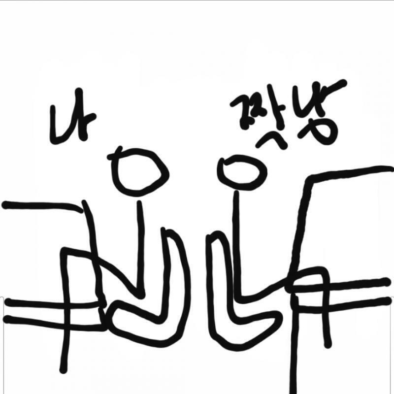 실제로는 이렇게 가깝지 않았어