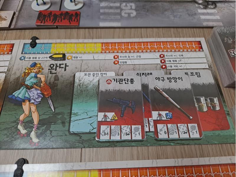 [완다의 턴!] 완다 : 더그 아저씨! 잘 처리하고 오세요! 더그 : 알겠으니 빨리 가라! [완다가 머뭇거리며 한칸 이동합니다.] 조시 : 왔구